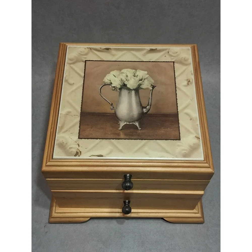 Tri Coastal Design Art in Motion Wood Jewelry Box